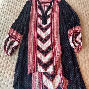 Free People Multicolor Patterned Garment